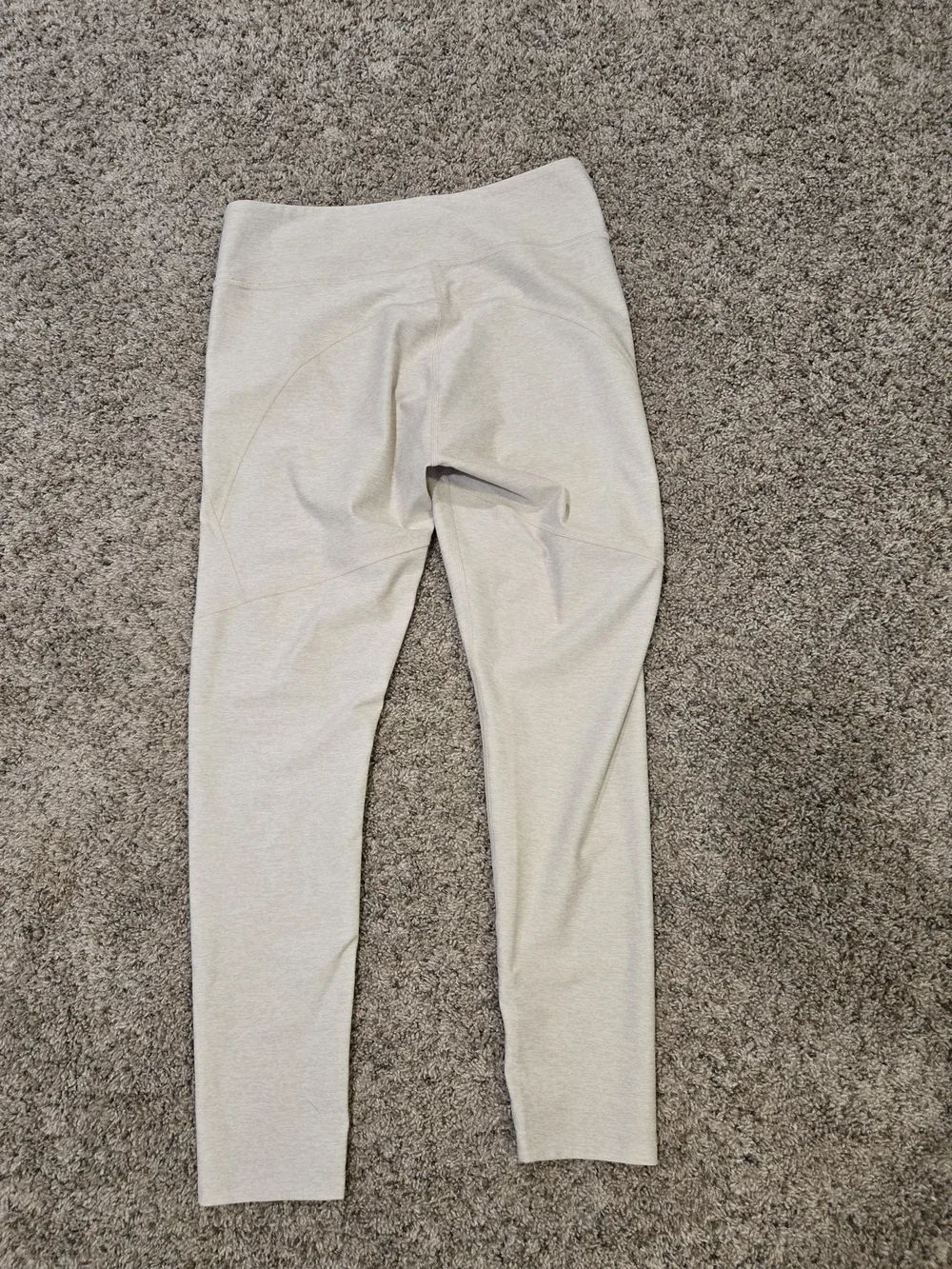 Outdoor Voices Kids Leggings in Light Beige